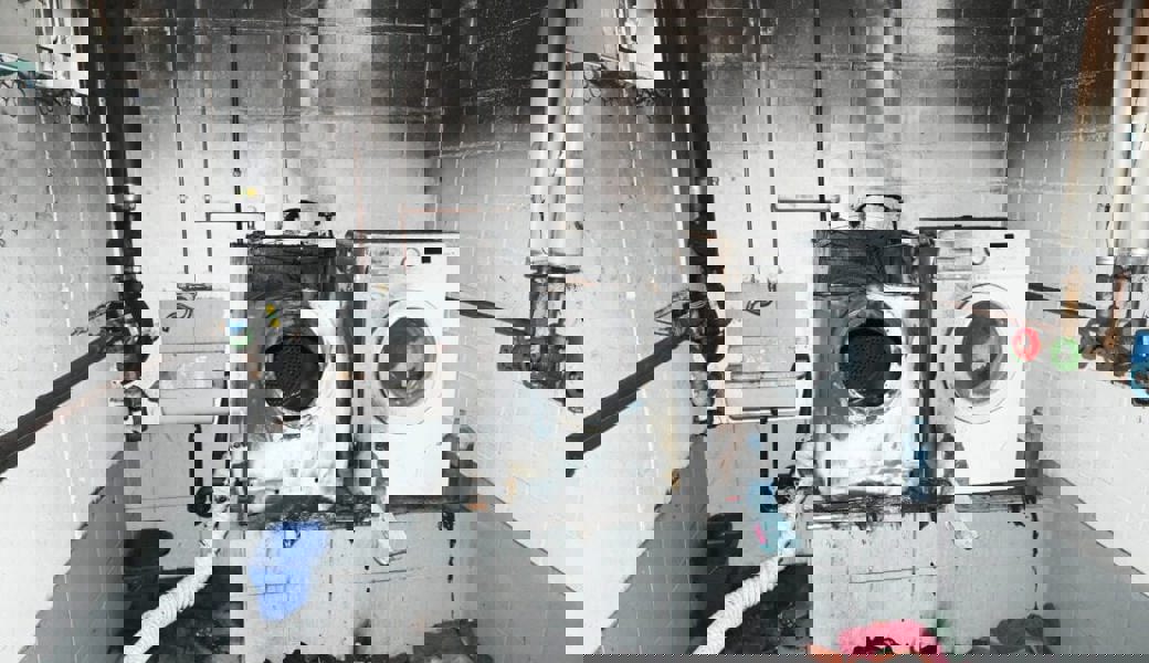  Tumbler verursacht Brand in Sevelen: Die Feuerwehr hatte den Brand rasch unter Kontrolle. 