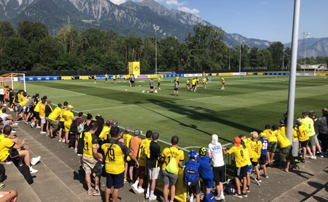 Borussia Dortmund weilt zum zwölften Mal im Vorsaison-Trainingslager in Bad Ragaz