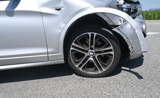 Sachschaden noch Auffahrkollision in Schaanwald: glücklicherweise ohne Verletzte