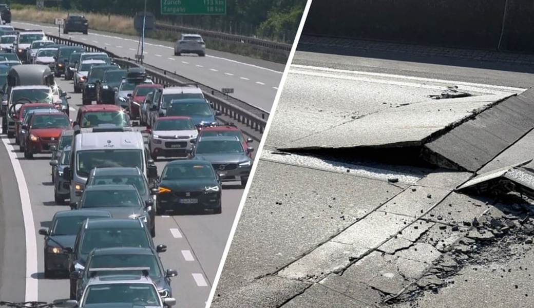 Schon wieder Hitzeschaden auf der A13: Was das Bundesamt für Strassen sagt