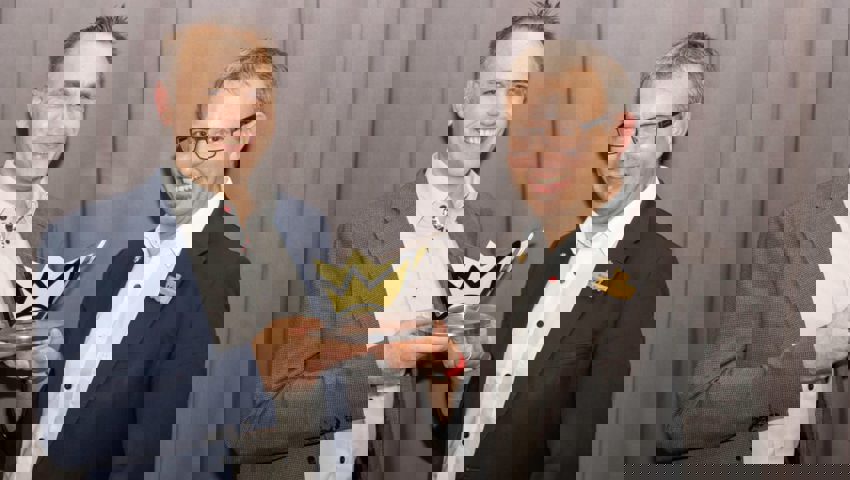  Culinarium Könige Kategorie Gastronomie: Adrian Agner, Leiter Gastronomie (links) und Ralph Böse, Geschäftsführer der Schauchäsi Stein. 