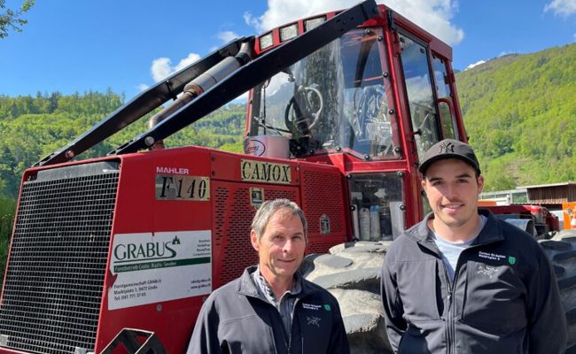 Ivo Pfiffner folgt auf Dres Gerber, der bei der Forstgemeinschaft Grabus pensioniert wurde