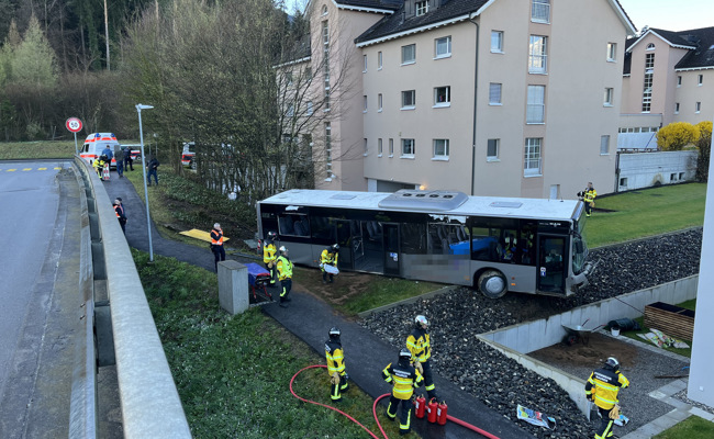 Bus in Schaanwald auf Abwegen ins Grüne