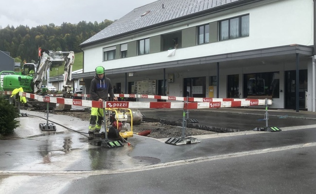 Postautohaltestelle wird umgebaut