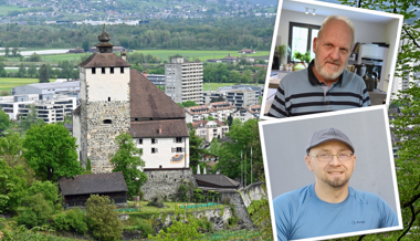 Zwei Spezialisten, ein Ziel: ein Modell des Werdenberger Wahrzeichens