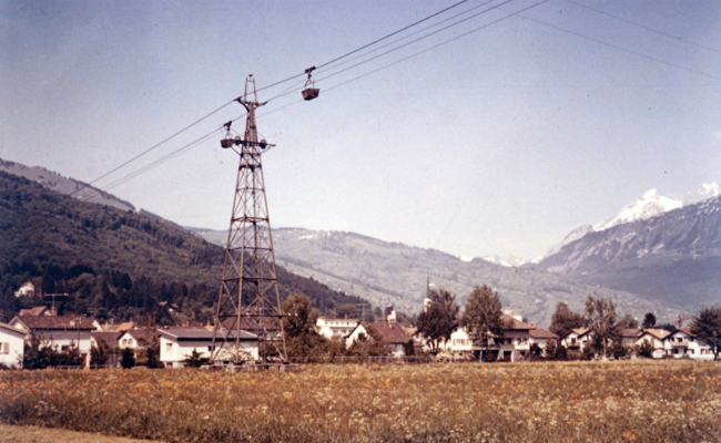 Wahrzeichen weg: Als das «Seilbähnli» für immer verschwand