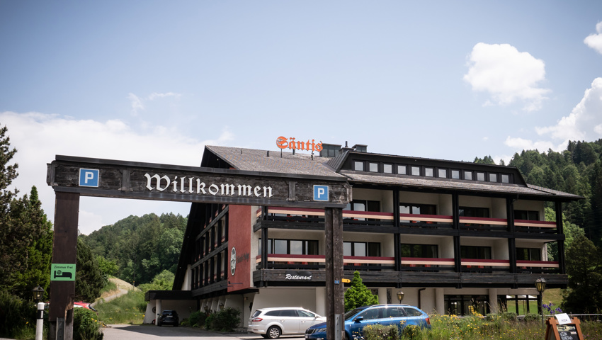 Die Säntis-Lodge ist der &quot;Hub&quot; von Berg und Bett in Unterwasser.