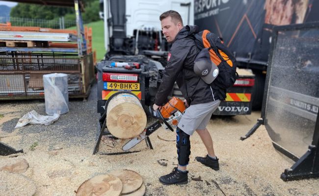 Sportliche Power mit Axt und Laufschuh
