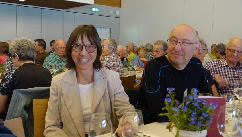 Die Rorschacher Stadträtin Ariane Thür und Regierungsratspräsident Beat Tinner.