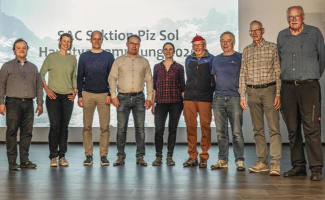 SAC-Vorstand komplett und ein Highlight zum Schluss