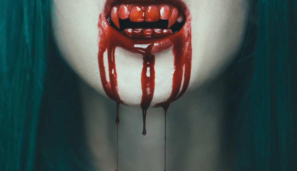 Nicht jeder kann Blut sehen.