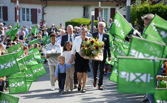Ein Empfang, der einer Präsidentin würdig ist