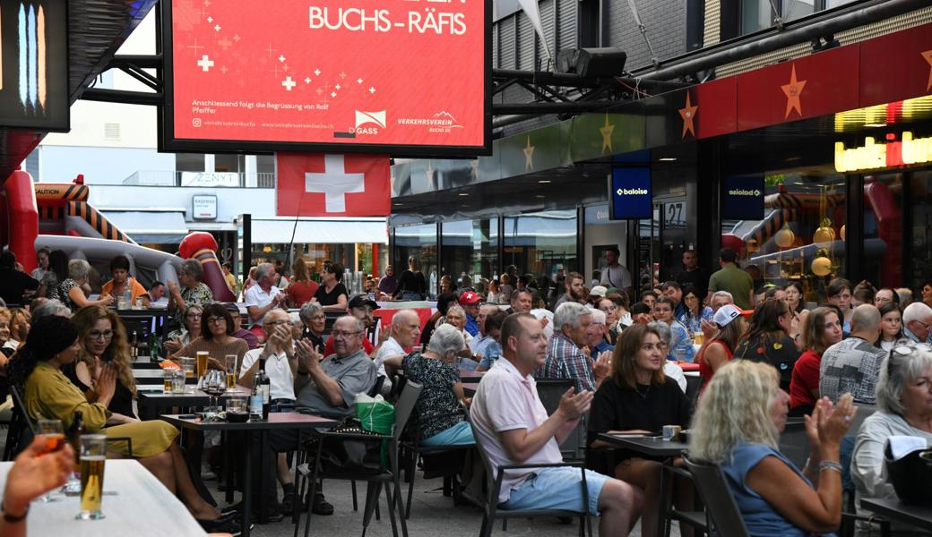 Bundesfeier in der Gass: Musik, Festrede und gute Stimmung