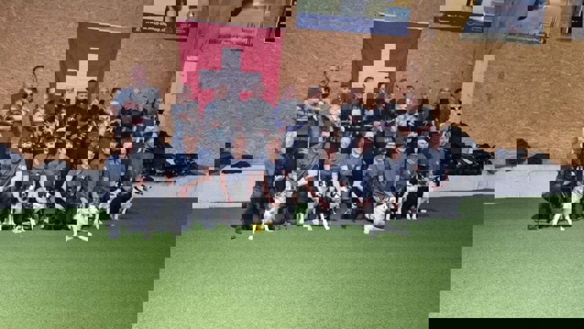  Die komplette Schweizer WM-Delegation. 