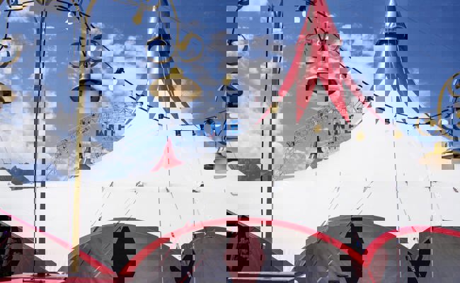 Der Circus Knie schlägt beim Werdenbergersee wieder sein Zelt auf