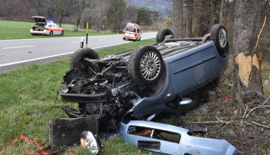 Auto auf Luzisteig überschlagen – Fahrer verletzt