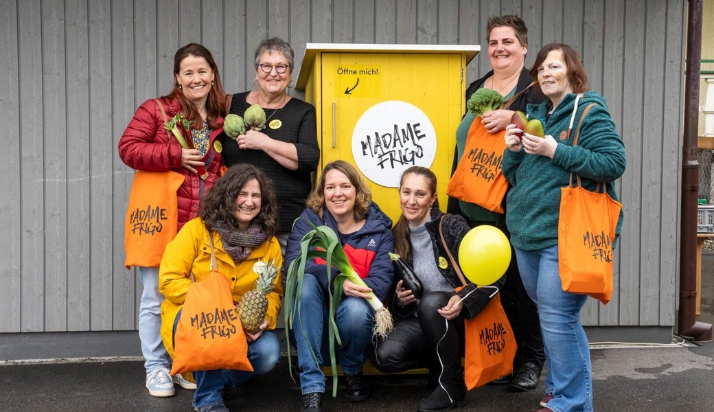 Der Verein Madame Frigo will mit seinen Kühlschränken der Verschwendung entgegenwirken. 