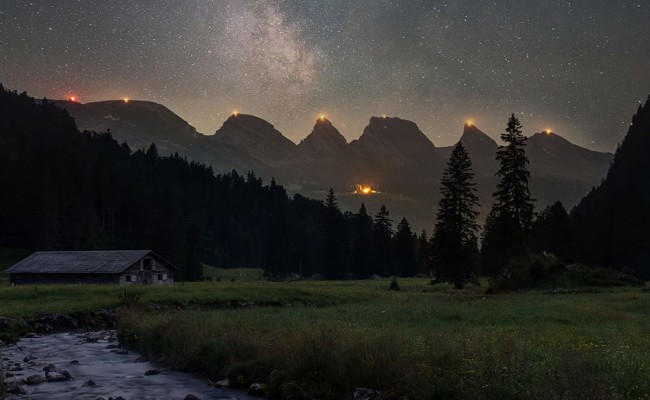Churfirsten leuchten fast nie am 1. August – heuer vielleicht erst im September