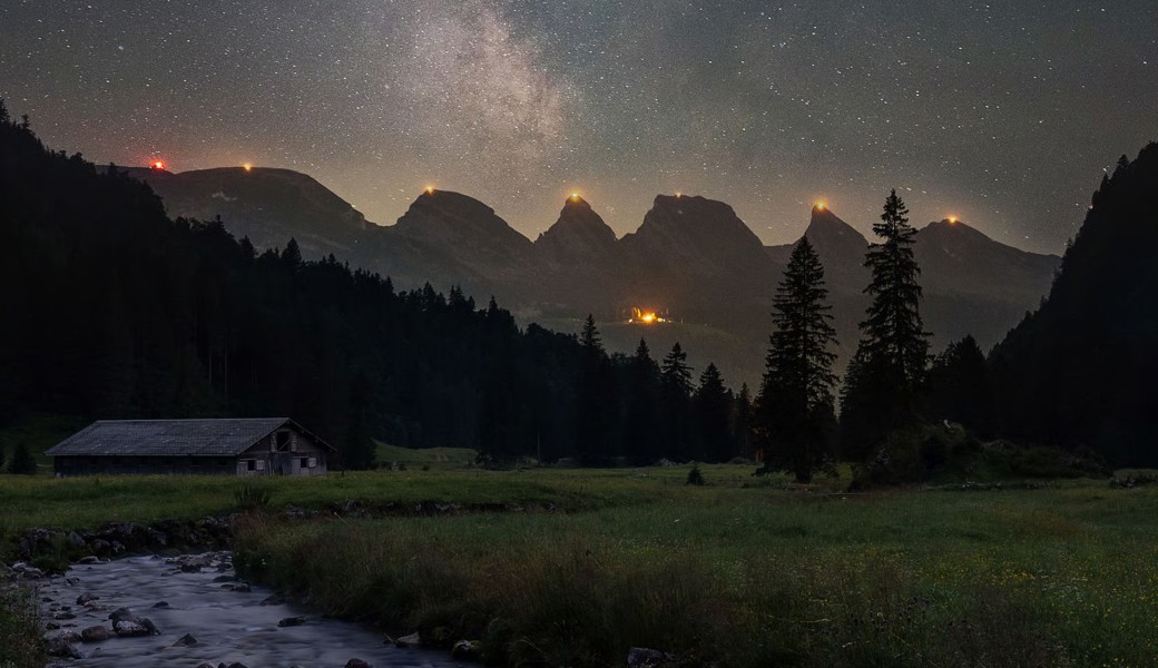 Churfirsten leuchten fast nie am 1. August – heuer vielleicht erst im September