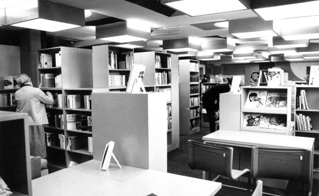 So sah die Bibliothek Buchs aus, als sie vor 50 Jahren eröffnet wurde