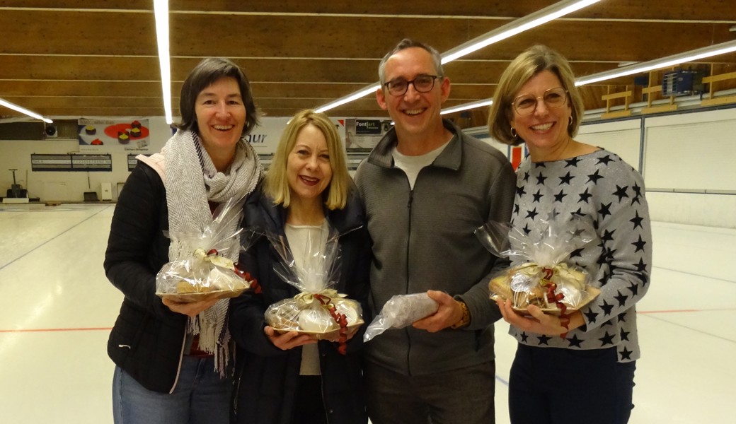 Das Siegerteam Thurgau reloaded (von links): Daniela Perlmutter, Christine Kobelt, Skip Pascal Junker und Barbara Keel. 