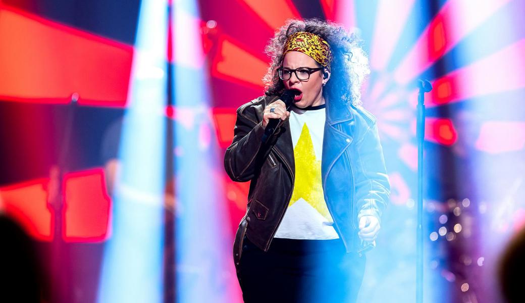 Carmen Fenk in der Revivalshow. 