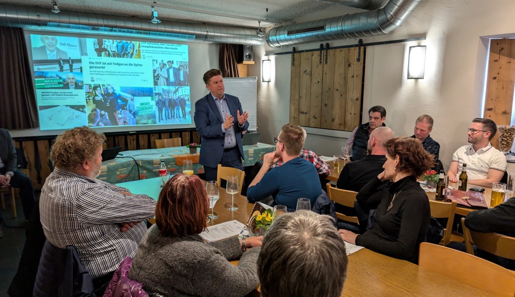 Regierungsrat Christof Hartmann berichtet über die ersten acht Monate in der St. Galler Regierung.