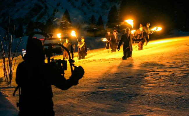 Eisige Winde, Sicht gleich null: Abenteuerlicher Filmdreh auf dem Säntis