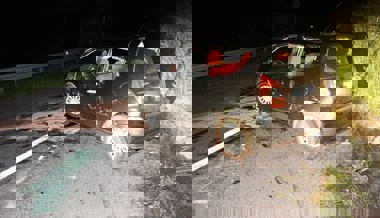 Fahrunfähiger Autolenker verursachte in Valens einen Selbstunfall