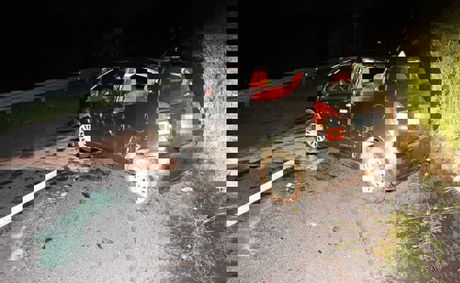 Fahrunfähiger Autolenker verursachte in Valens einen Selbstunfall