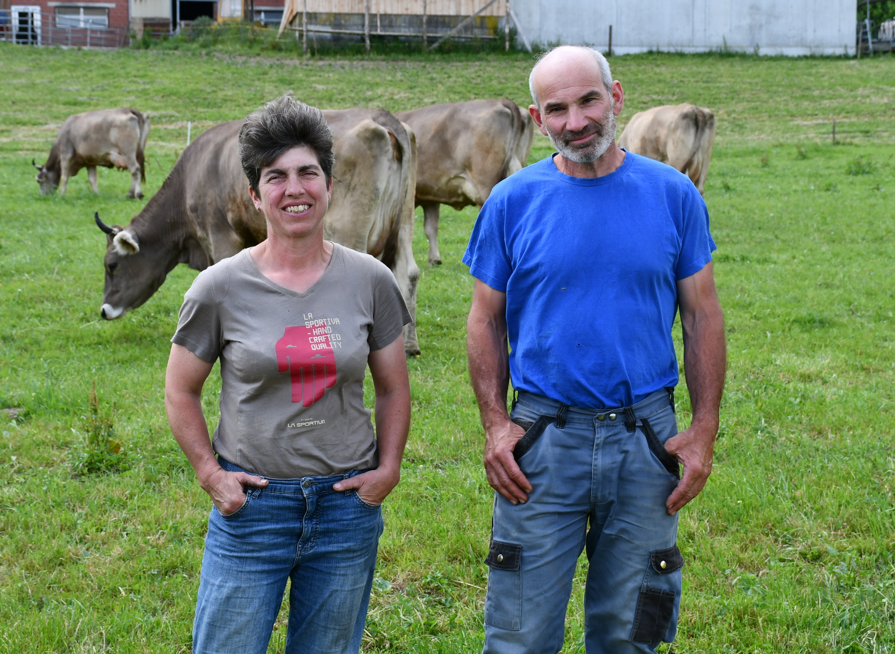 Hagmanns haben ein Herz für Geissen, Schafe und Original Braunvieh