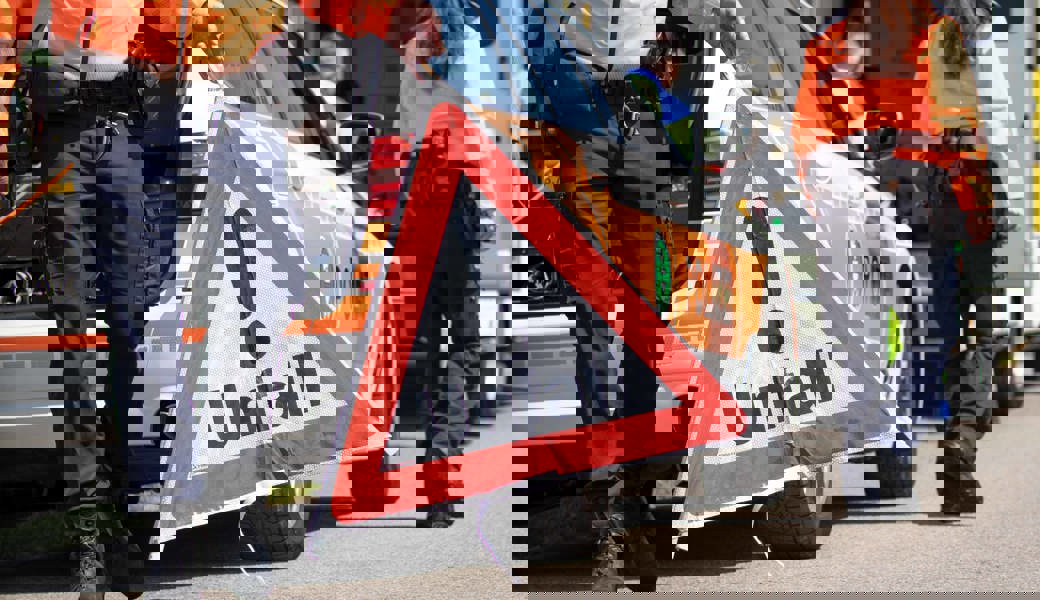 Beim Linksabbiegen kam es zur Kollision