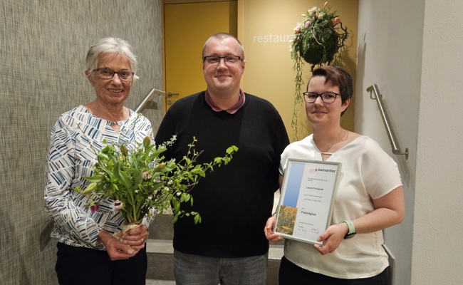 Der Samariterverein ehrt langjährige Mitglieder