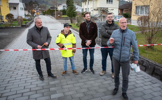 Stadt und Anwohnende weihten die neue «Kleestrasse» ein