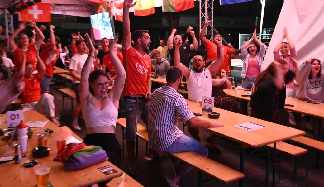 Jubel zum 1:1-Ausgleich im Guarany.