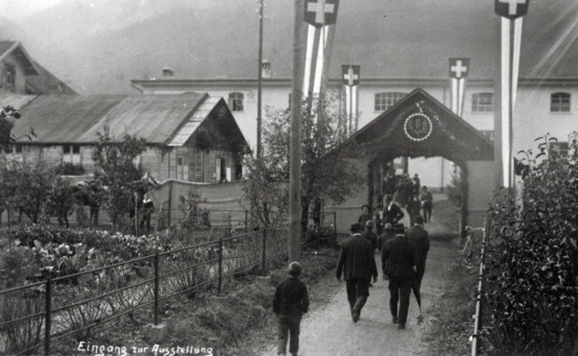 1922 fand die erste Gewerbe-, Industrie- und Landwirtschaftsausstellung statt