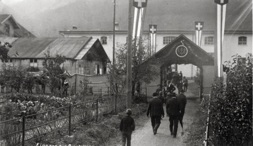 1922 fand die erste Gewerbe-, Industrie- und Landwirtschaftsausstellung statt