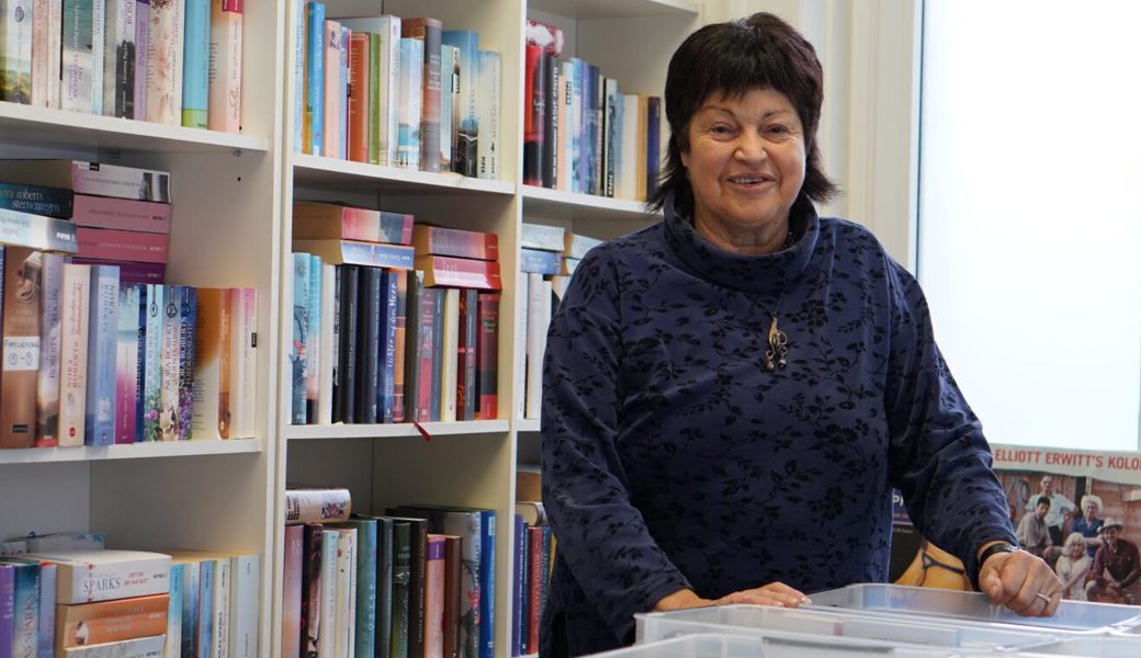  Bücher haben der Vereinspräsidentin Heidi Gantenbein aus schwierigen Situation geholfen. Diese Möglichkeit möchte sie an Besucherinnen und Besucher weitergeben. 