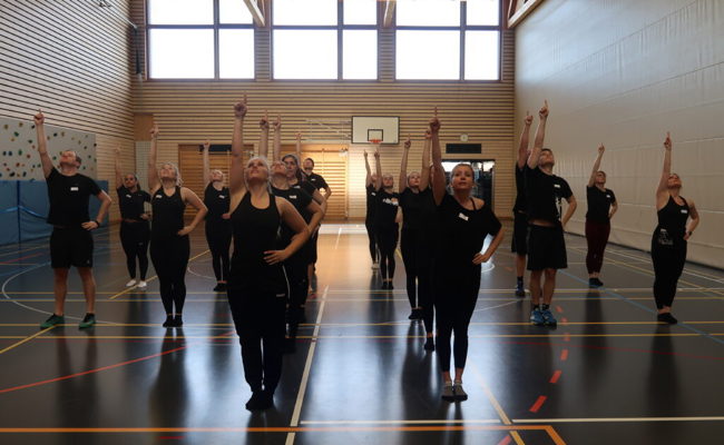 Turnerinnen und Turner trafen sich für erste gemeinsame Gymnaestrada-Training