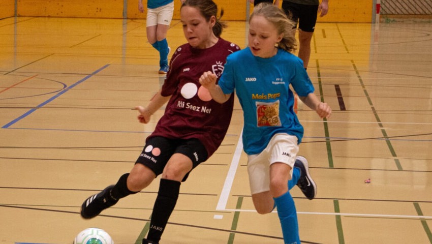  Auch im physischen Bereich sind die jungen Fussballerinnen auf Zack. 