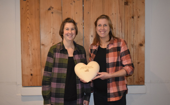 Katja Tischhauser für langjährige Verdienste geehrt