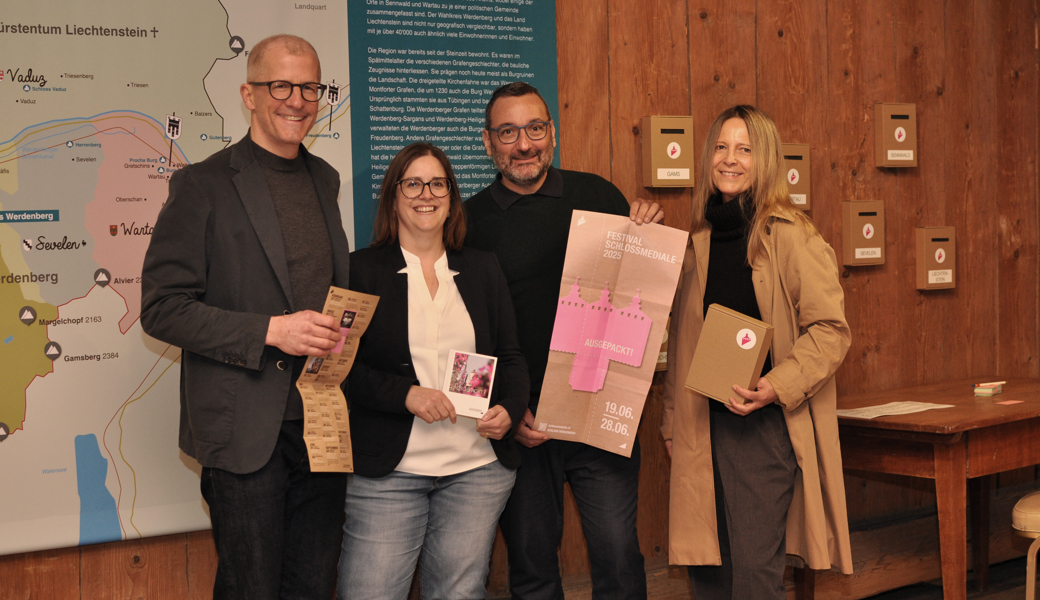 Die Freude steht ihnen ins Gesicht geschrieben: (von links) Thomas Gnägi, Daria Schwärzler, Pascal Viglino und Manuela Förster.