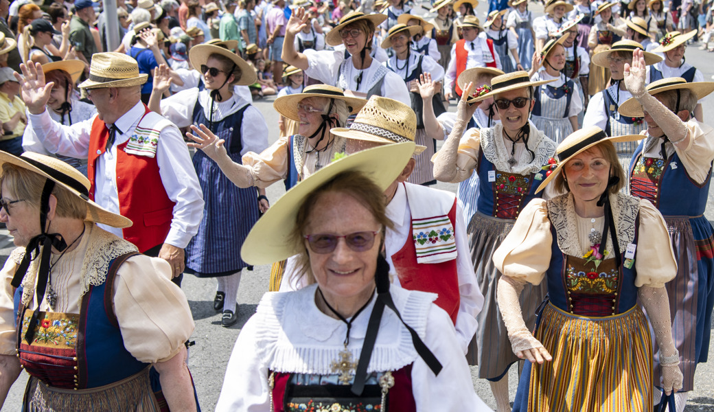 Jubel, Trubel, Heiterkeit: In Zug fand am Wochenende das Jodlerfest statt, mit rund 200000 Besucherinnen und Besuchern sowie 15000 Aktive – darunter auch Menschen aus dem Werdenberg und Obertoggenburg.