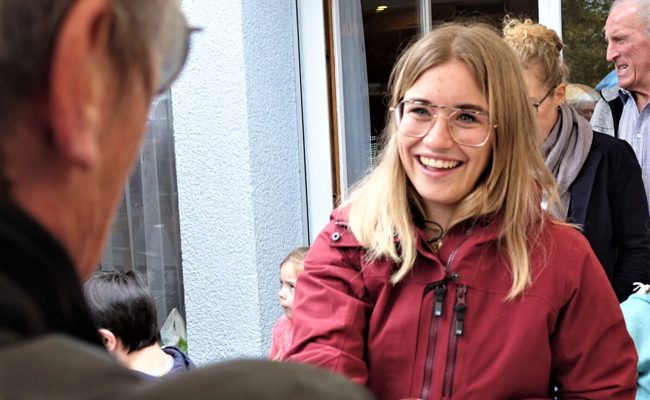 Drei Titel im gleichen Jahr: Die Gemeinde feierte mit E-Bike-Weltmeisterin Nicole Göldi