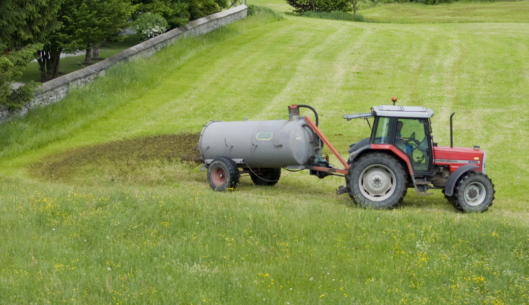 Der Angeklagte hatte viel zu nahe an einer Trinkwasserquelle Gülle ausgetragen.