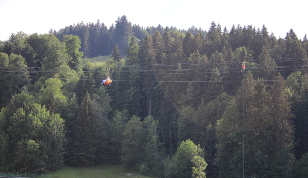 Der Mann musste von Spezialisten der Alpinen Rettung befreit werden. 