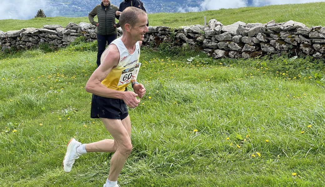 Klarer Sieger des 40. Gamperney-Berglaufs: Arnold Aemisegger aus Triesenberg.