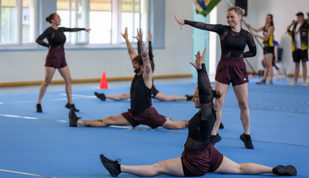 Die Team Aerobic Oberschans ist trotz Platz vier zufrieden mit dem Erreichten. 