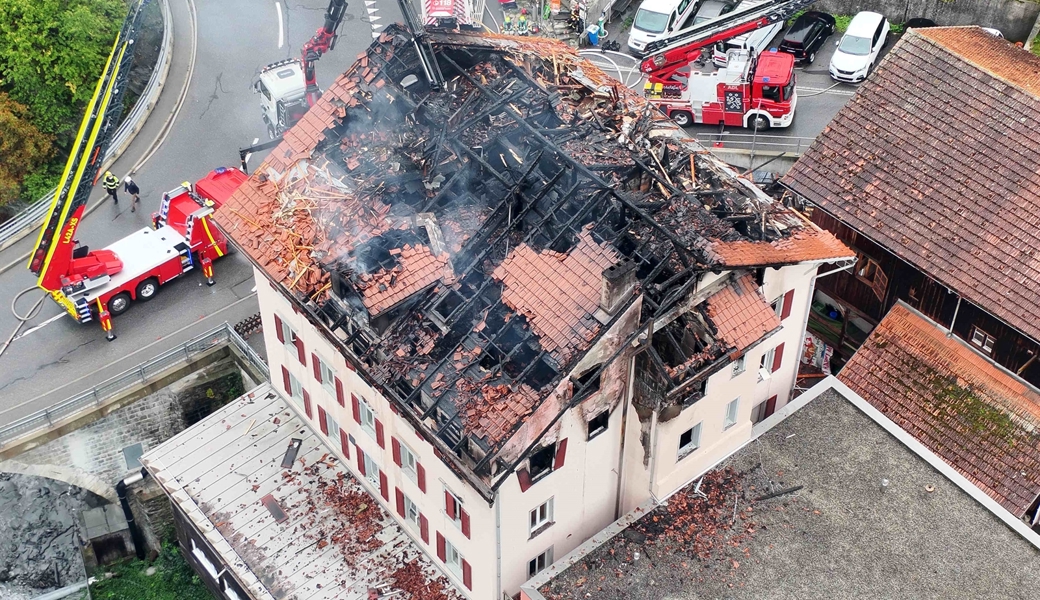 Traurige Gewissheit: Grossbrand in Thusis forderte vier Menschenleben