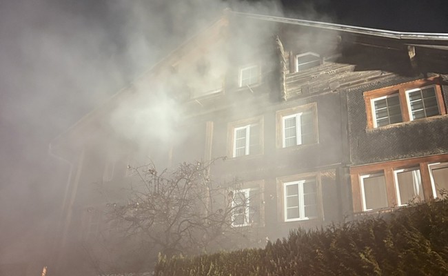 Brand: Feuerwehr mit 50 Personen im Einsatz